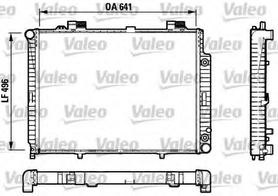 VALEO 732601 Radiator, engine cooling